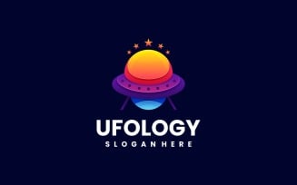 Ufology Gradient Colorful Logo