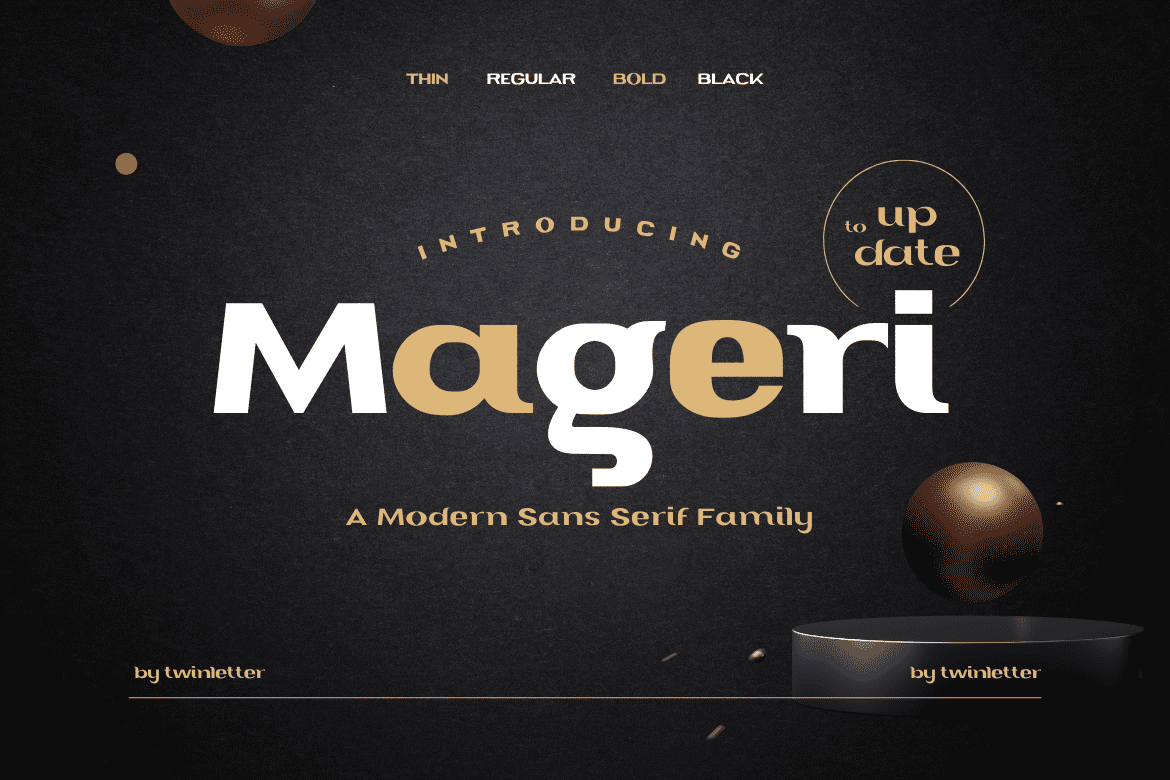 Mageri is a beautiful and charming typeface