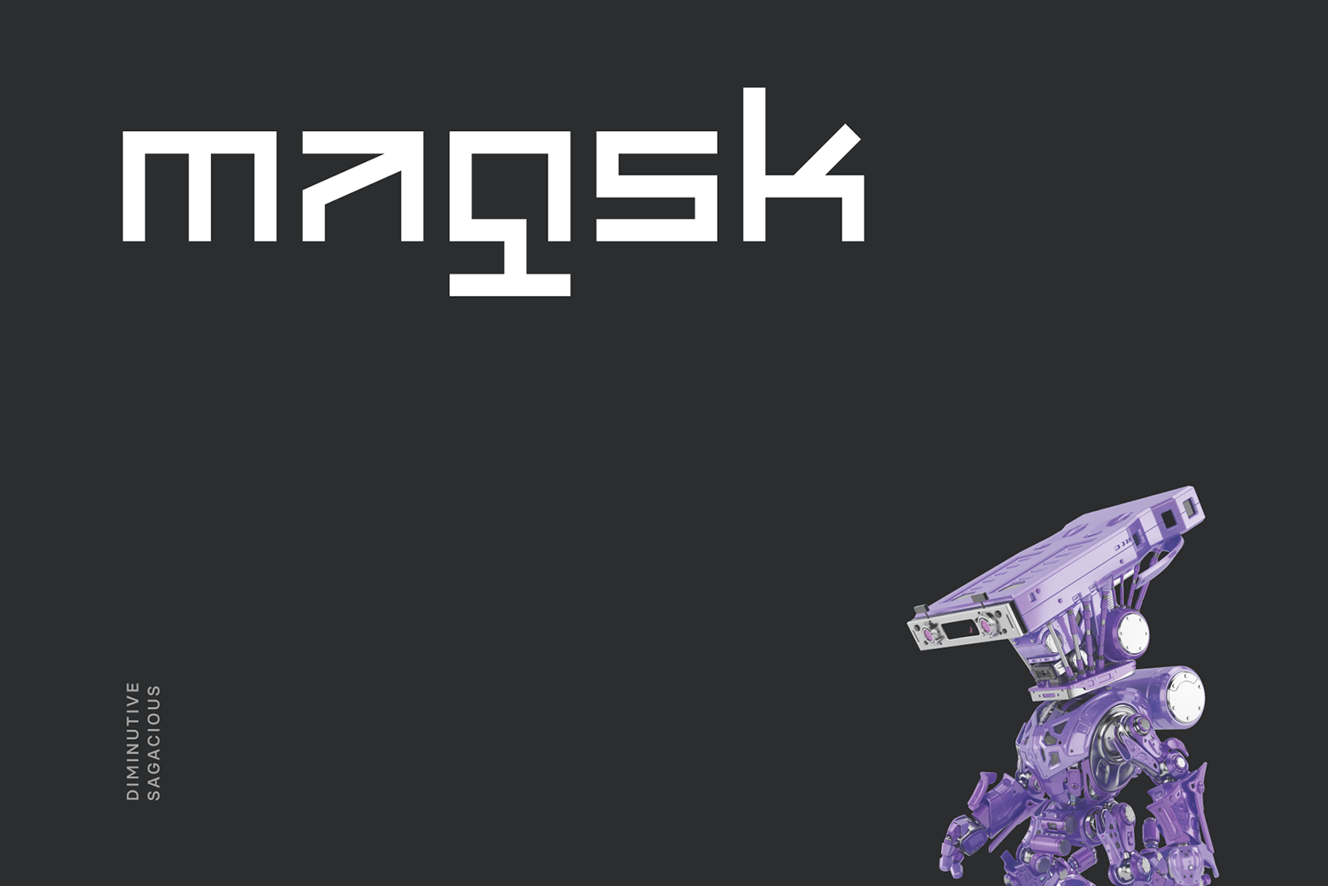 Magsk Futuristic Tech Font