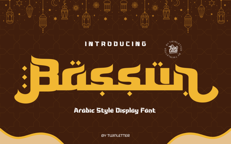 Bassun classic Arabic typeface Font