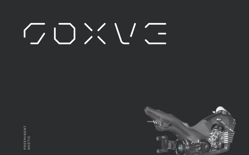 Goxve Futuristic Tech Font