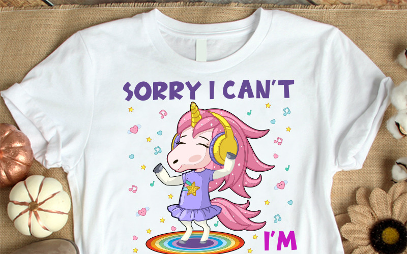 Sorry I Can't I Am Very Busy T-Shirt Design T-shirt