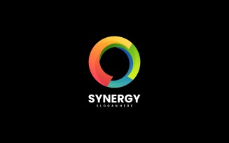 Synergy Gradient Colorful Logo Design