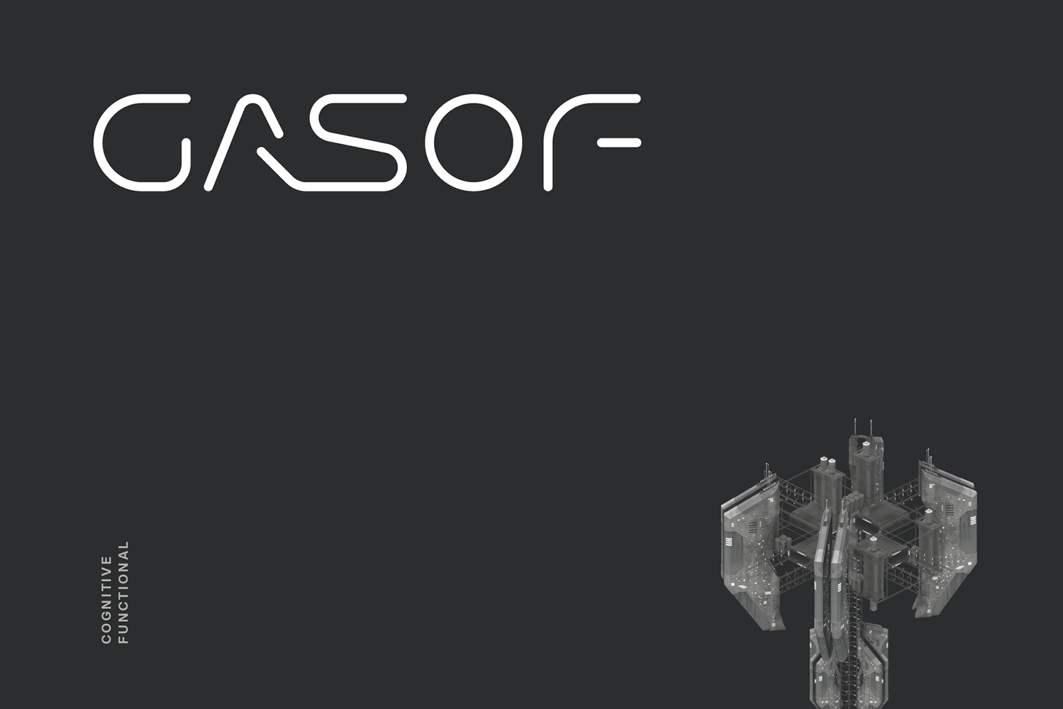 Gasof Futuristic Tech Font