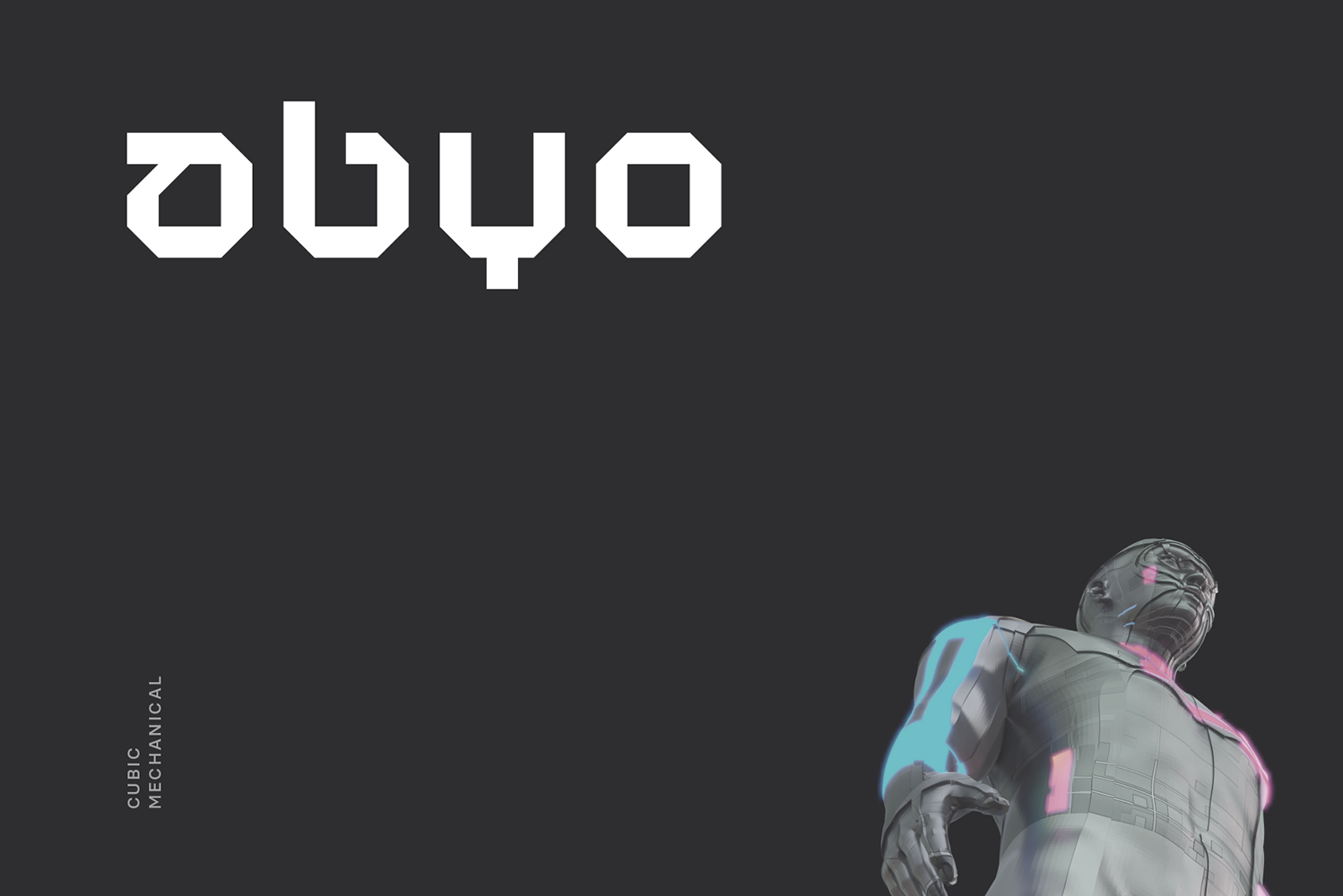 Abyo Futuristic Tech Font