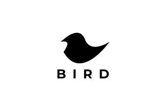 Bird Simple Silhoutte Logo