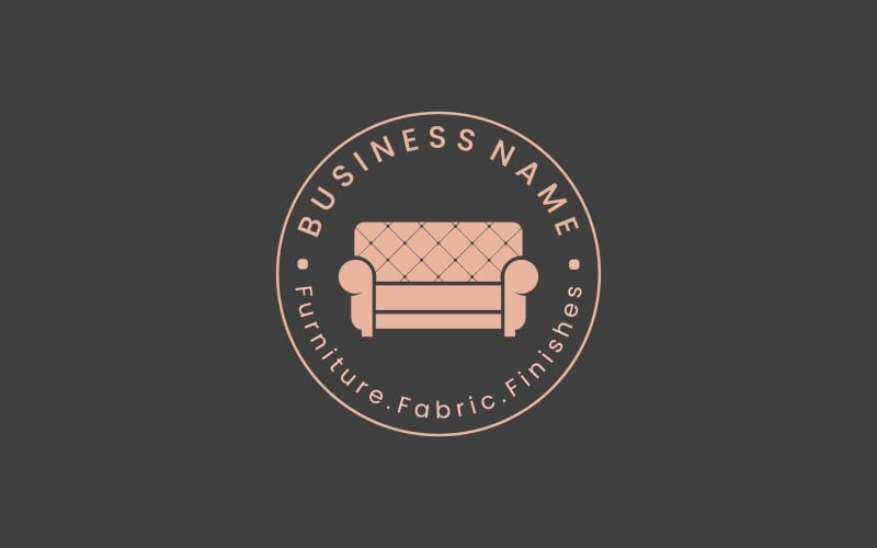Minimalist Furniture Logo Design Logo Template