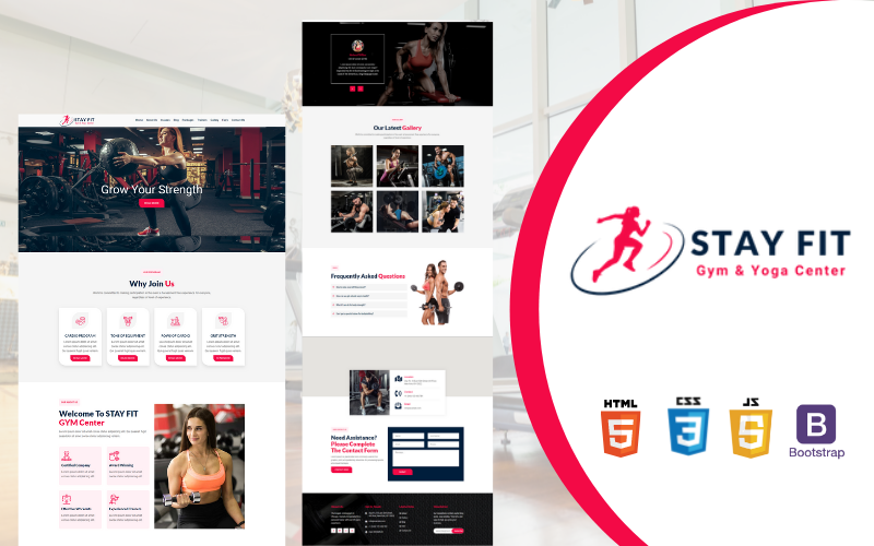 StayFit HTML Web Template