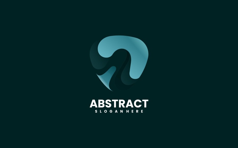 Abstract Color Gradient Logo Logo Template
