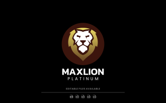 Luxury Lion Gradient Logo