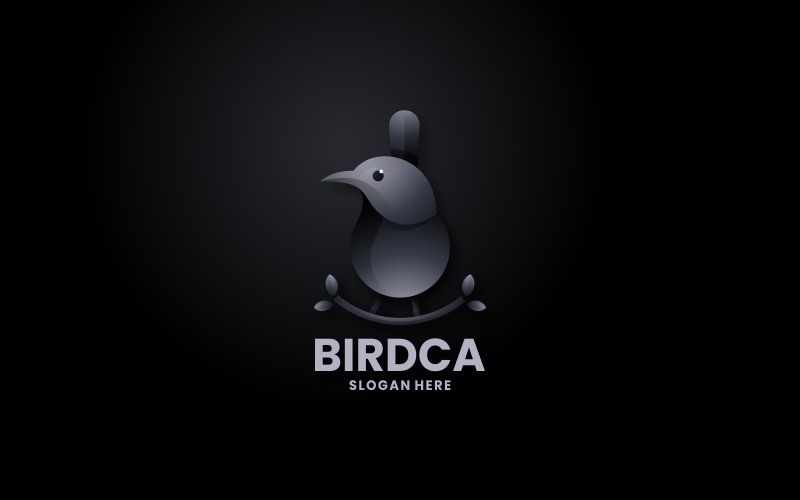 Nature Bird Color Gradient Logo Logo Template