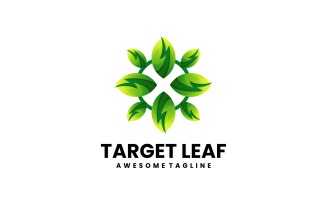 Target Leaf Gradient Logo