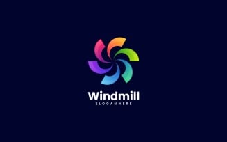 Windmill Colorful Logo Design