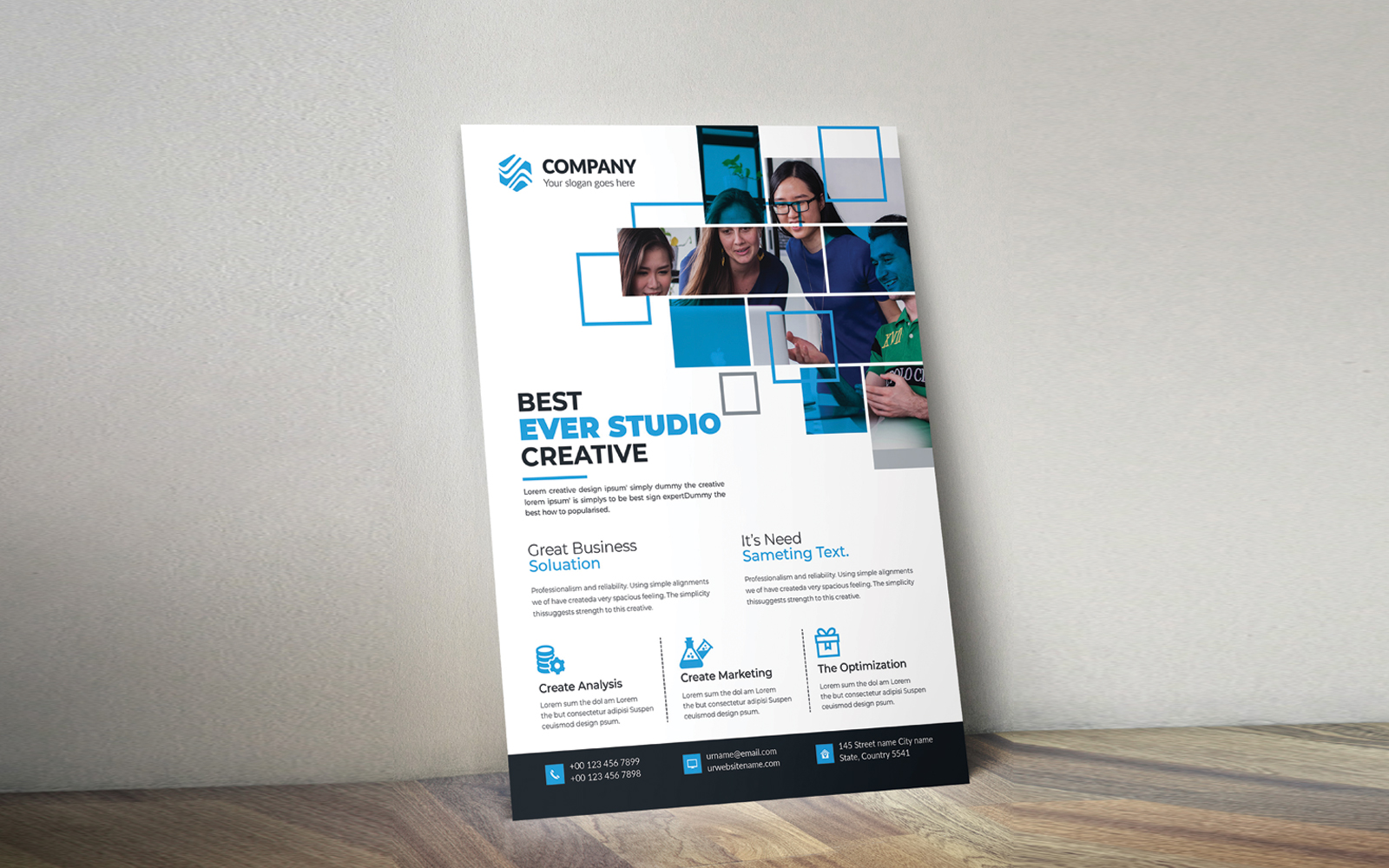 Template #236726 Flyercreative Flyerbusiness Webdesign Template - Logo template Preview