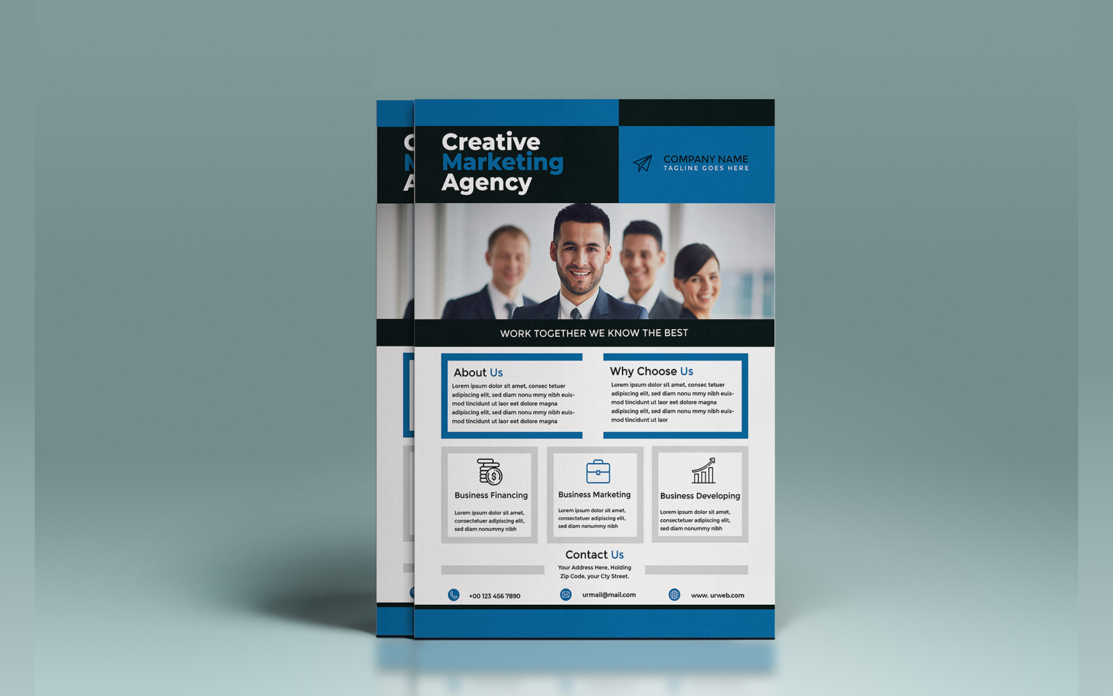 Template #236728 Corporate Flyer Webdesign Template - Logo template Preview