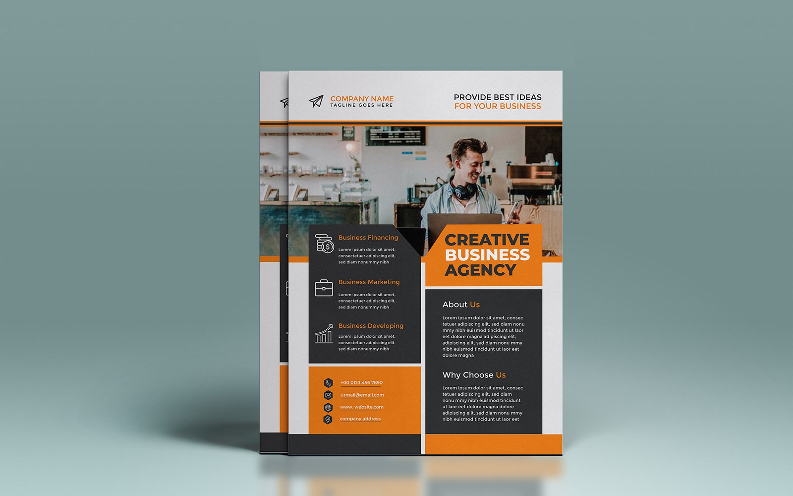 Template #236729 Corporate Flyer Webdesign Template - Logo template Preview