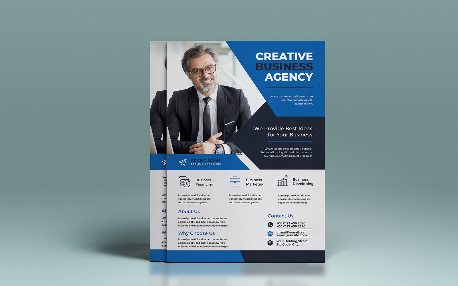 Template #236730 Corporate Flyer Webdesign Template - Logo template Preview