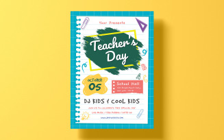 Creative International Teachers Day Flyer