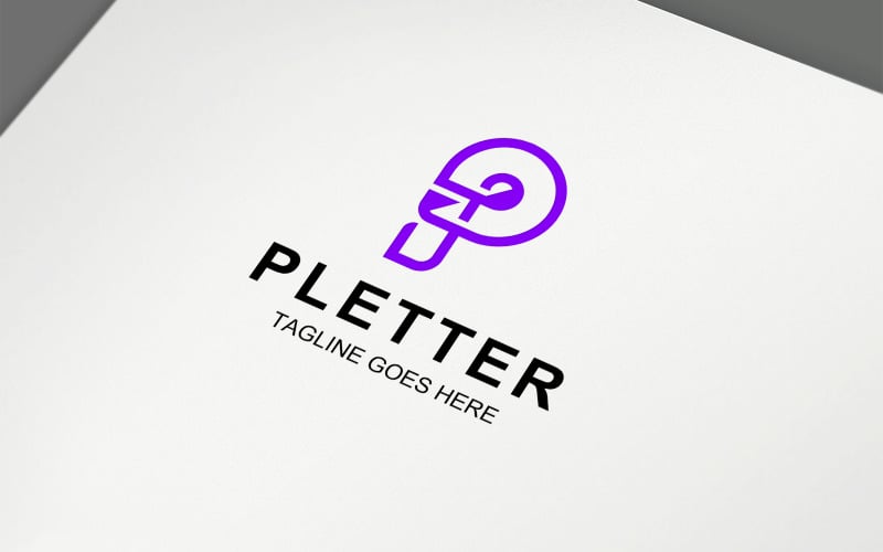 Letter P Logo Template v2