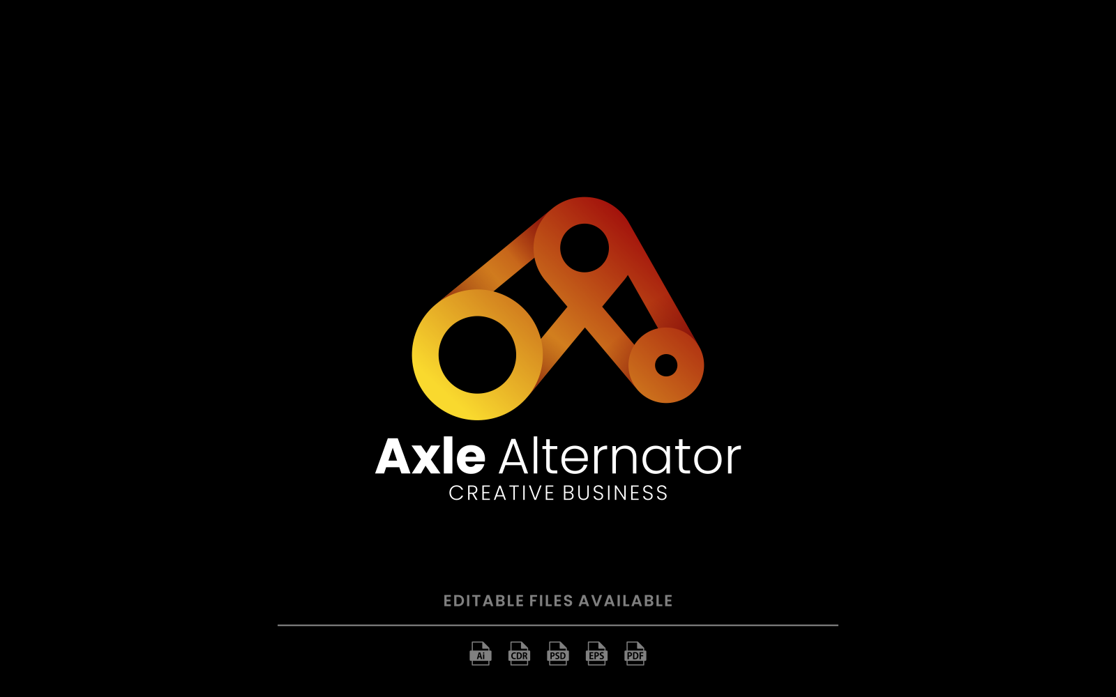 Axle Alternator Gradient Logo