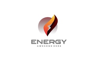 Energy Gradient Logo Style