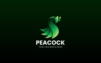 Nature Peacock Gradient Logo