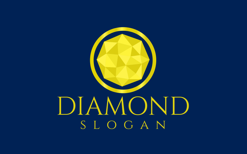 Diamond Abstract Shape Logo Design 2 Logo Template