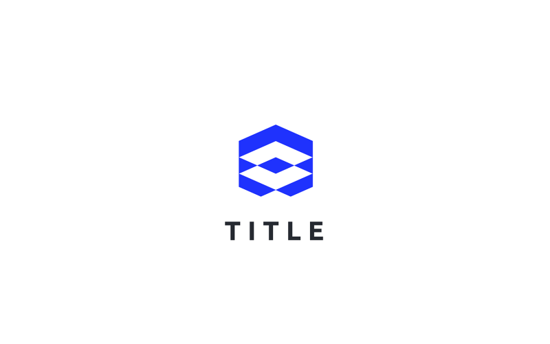 Letter A Tech Layer Monogram Logo Logo Template