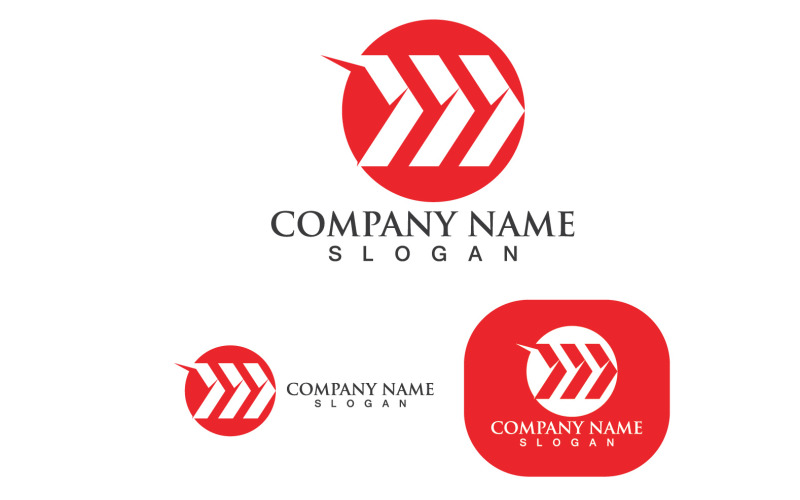 Arrow Faster Business Logo And Symbol V2 Logo Template