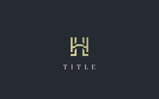 Luxury Elegant H Business Monogram Logo