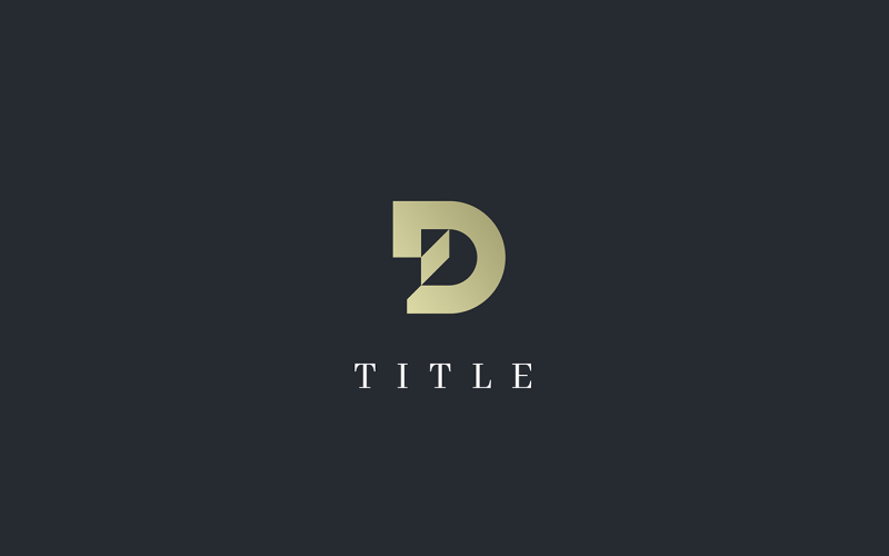 Luxury Elegant Letter D Monogram Logo Logo Template