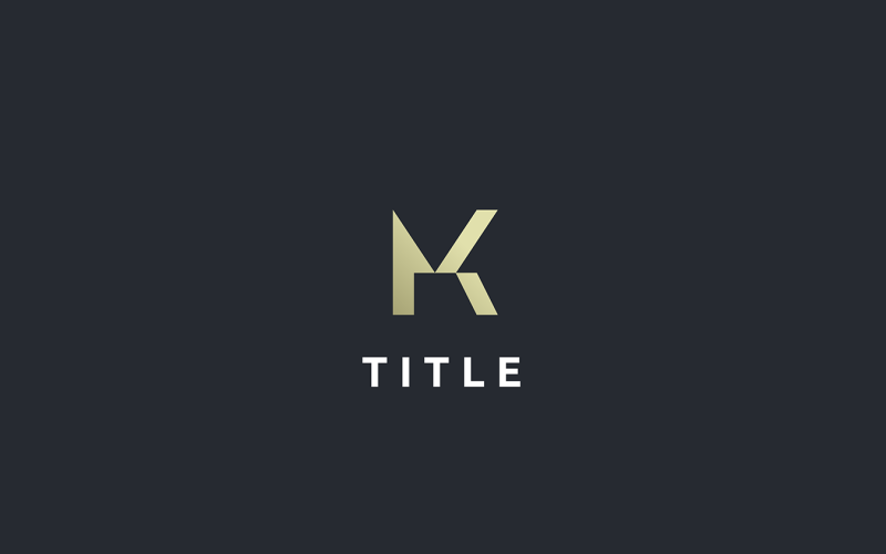 Luxury Elegant Letter K Letter Monogram Logo Logo Template