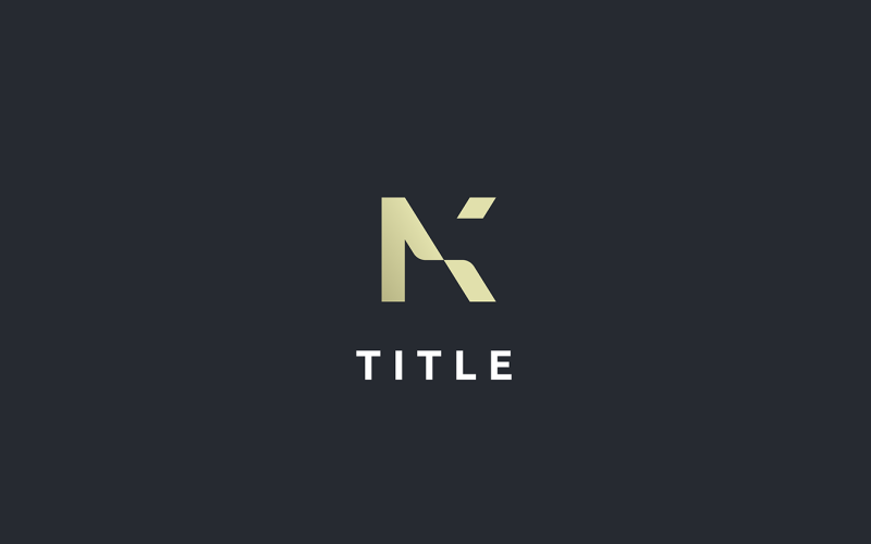 Luxury Elegant Letter K Monogram Logo Logo Template