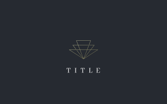 Luxury Elegant Triangle Abstract Logo