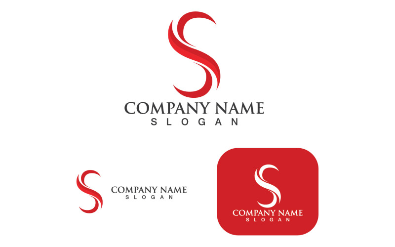 S letter Business Logo And Symbol V3 Logo Template