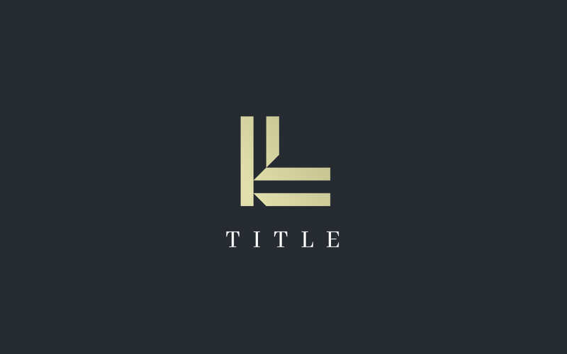Luxury Elegant Alphabet LL Monogram Logo Logo Template