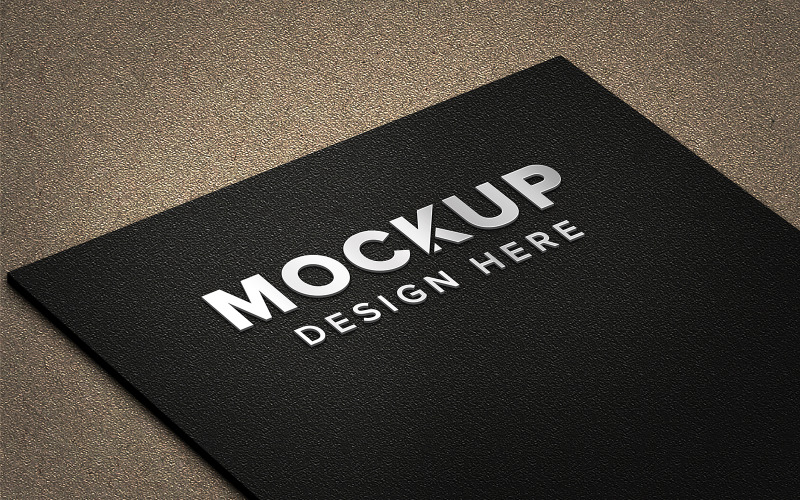 Metallic Tag Logo Mockup Psd Product Mockup