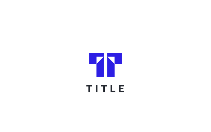 Vibrant Geometrical T Tech Business Logo Logo Template