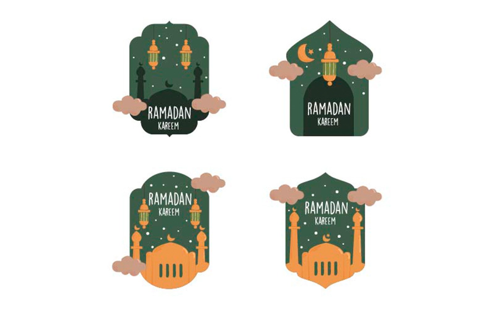 Kit Graphique #237351 Ramadan Kareem Divers Modles Web - Logo template Preview