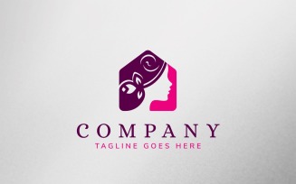 Beauty House Logo Template Design