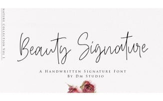 Beauty Signature Handwritten Font - Beauty Signature Handwritten Font