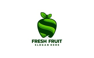 Fresh Fruit Gradient Logo