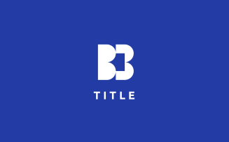 Vibrant Geometrical Lively BB Tech Blue Logo