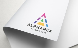 Alpharex Letter A Professional Logo