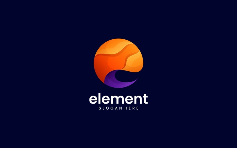 Element Color Gradient Logo Logo Template