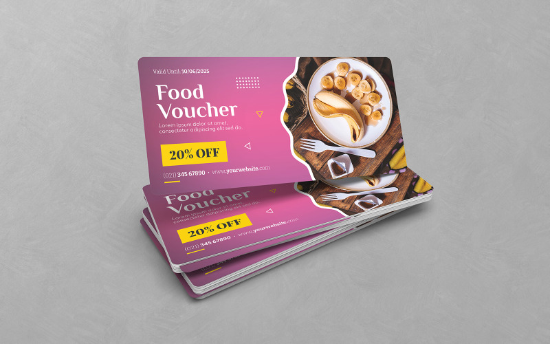 Gift Voucher PSD Templates Corporate Identity