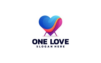 Love Colorful Logo Design