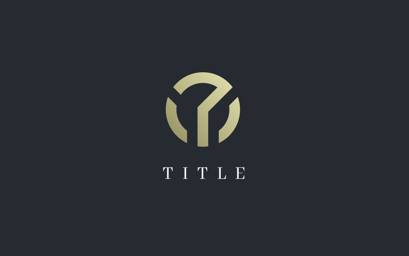 Luxury Elegant Gold C Round Investment Logo Logo Template
