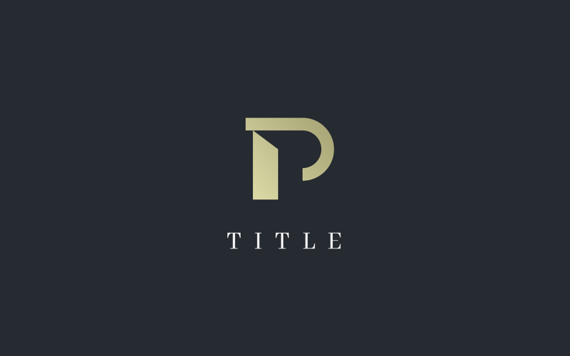 Luxury Elegant Abstract Investment P Business Logo Logo Template