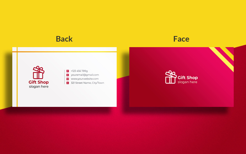 Gift Shop Business Card | Corporate Identity Template